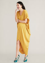 Load image into Gallery viewer, V-Neck Silk Caftan